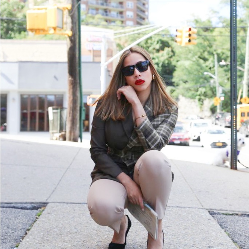 Plaid A-Line Skirt